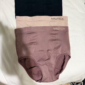 Nautica Women's Panty Trio - Black, Beige, Mauve
